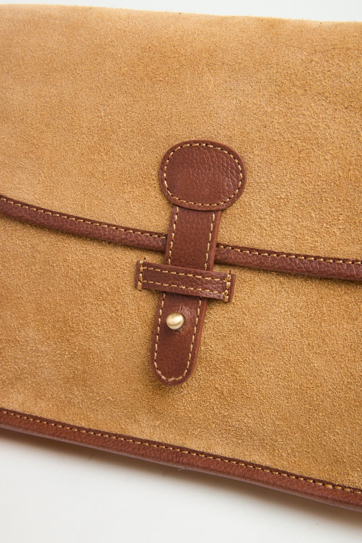 Celtic & Co Celtic & Co Women's Stud Strap Cross Body Bag in Light Tan - 4