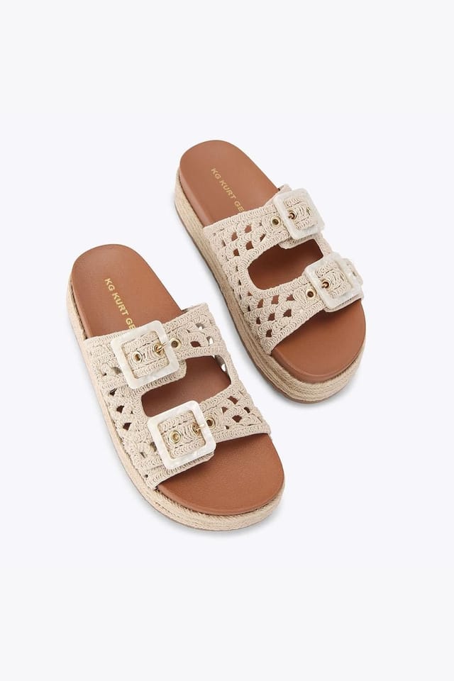 KG Kurt Geiger KG Kurt Geiger Women's 'Madel' Sandals in Cream - 2