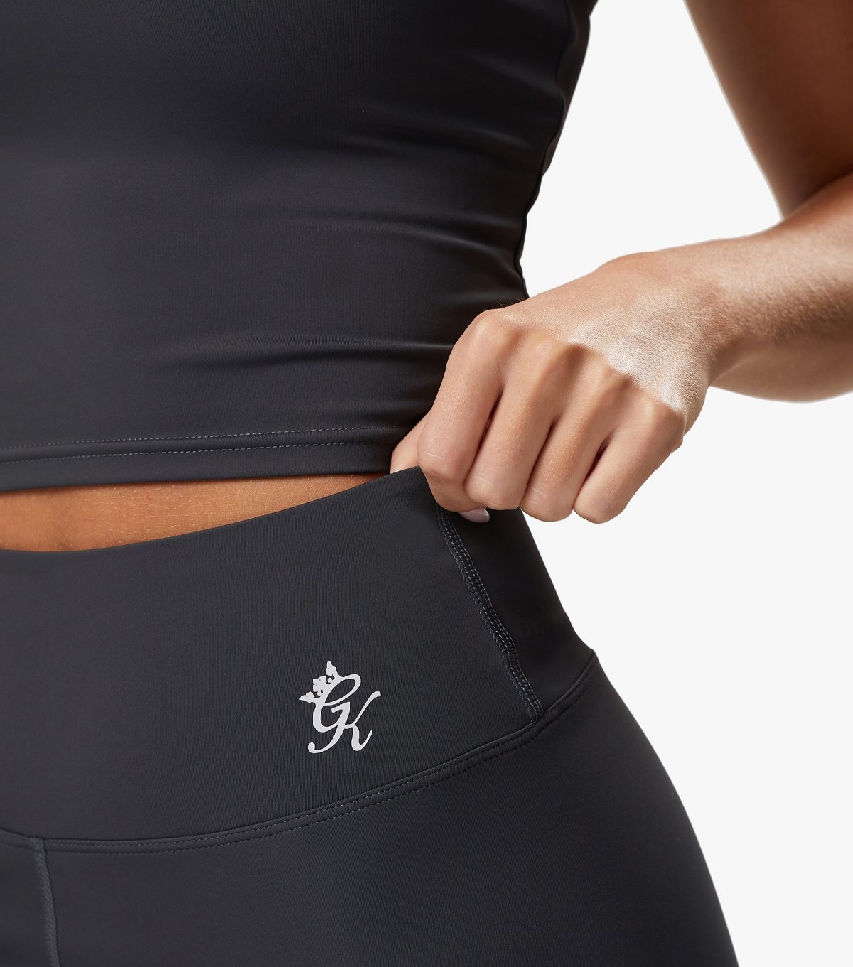 Gym King Women's Dark Grey Gym Leggings Gym King New Look - 4