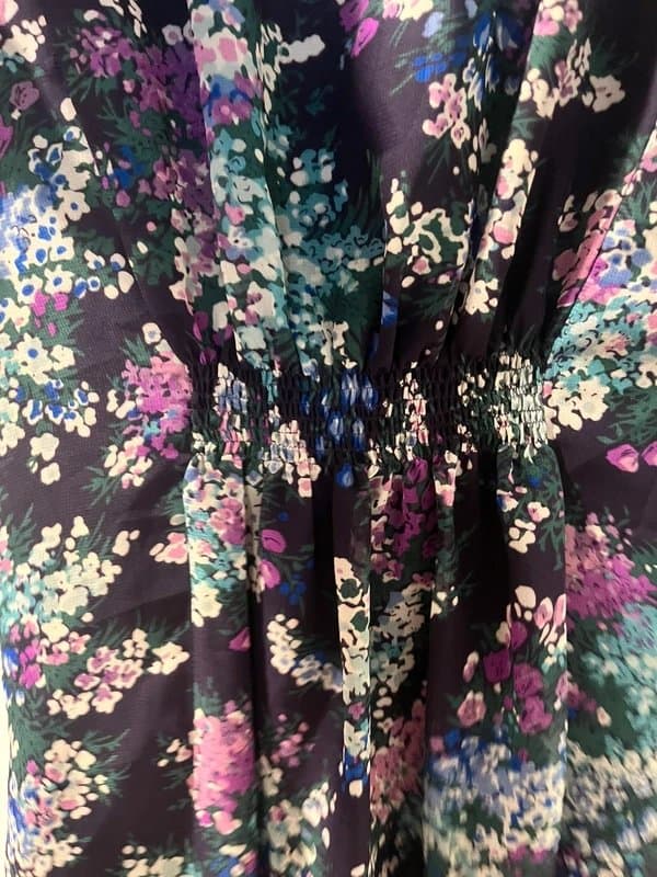 New Look New Look ditsy floral flower print floaty sheer mesh tea mini dress