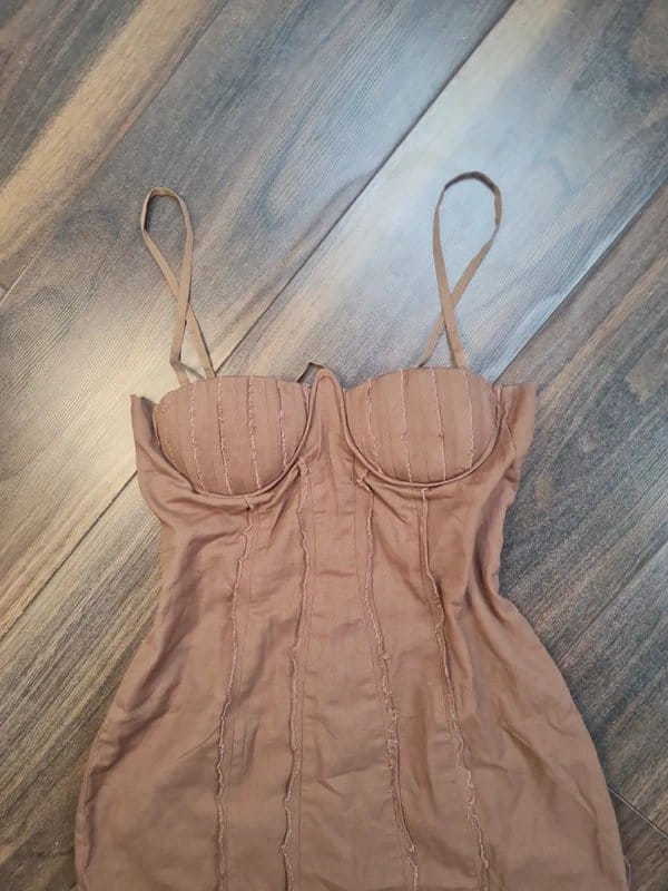 ASOS Brown Cami Mini Dress