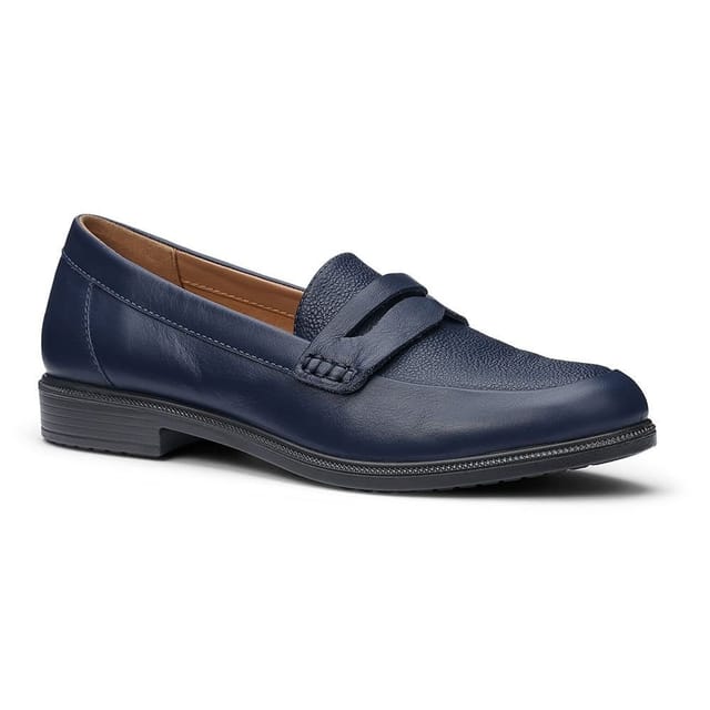 Hotter Hotter Women's Wide Fit 'Dorset' Loafers in Navy - 2