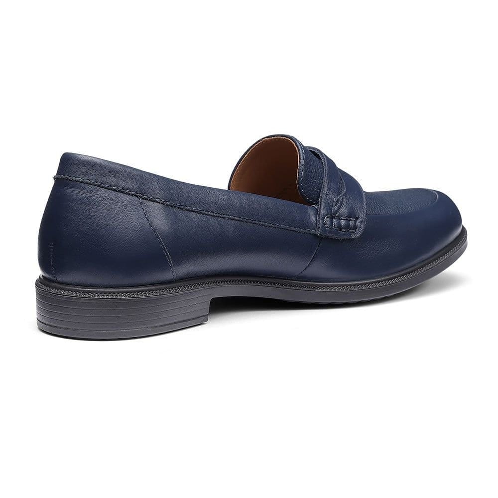 Hotter Hotter Women's Wide Fit 'Dorset' Loafers in Navy - 4