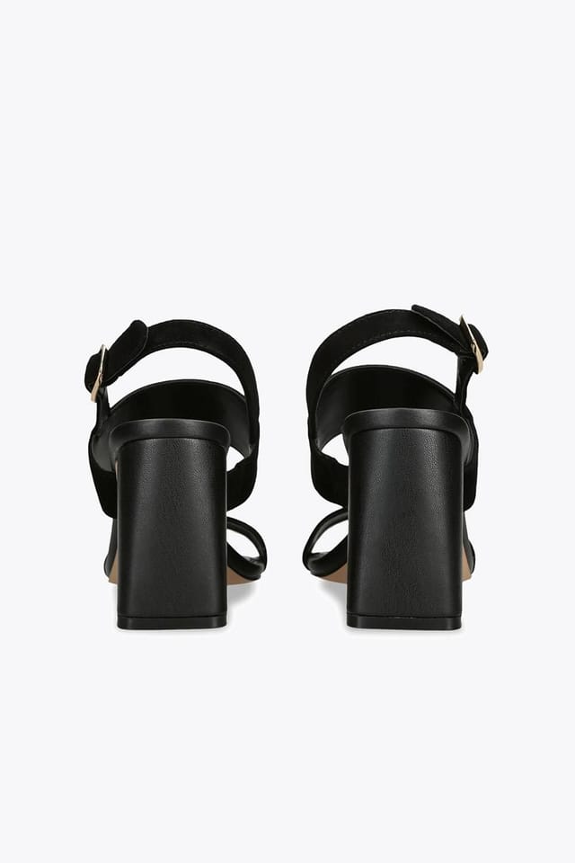 Steve Madden STEVE MADDEN Women's 'Wendie Black Suede' Suede Heels - 3