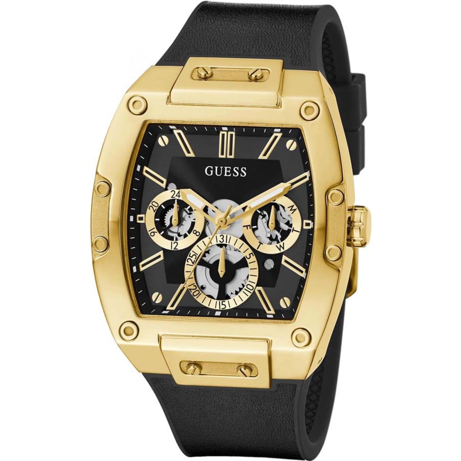 Guess Guess Men's GW0202G1 Phoenix 43mm Quartz Watch in Black - 4