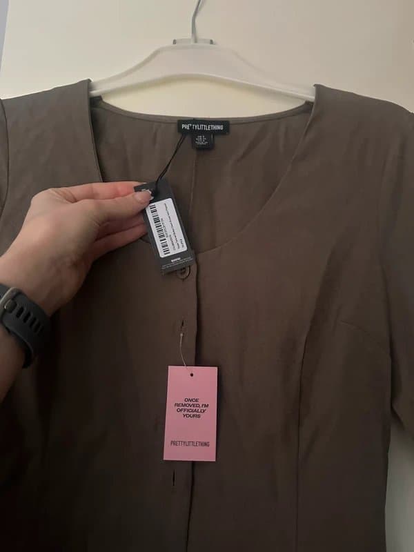 PLT PLT khaki playsuit