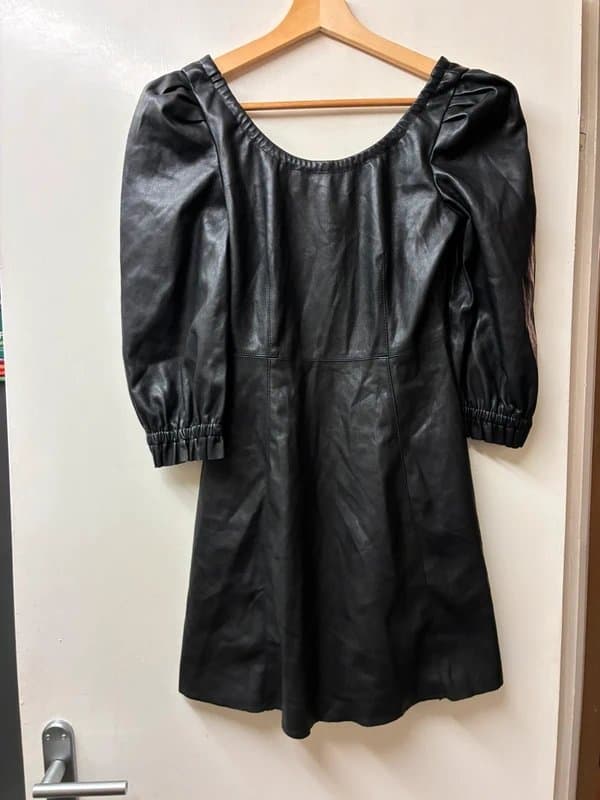 Topshop Topshop petite faux leather dress size 6 uk