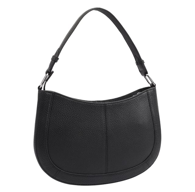 Dents Dents Women's Selvia Leather Hobo Bag in Black - 2