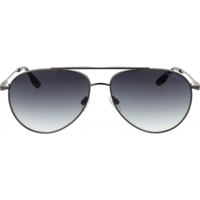 Trussardi Trussardi Men's TSM3015 6202B Aviator Sunglasses in Grey - 2