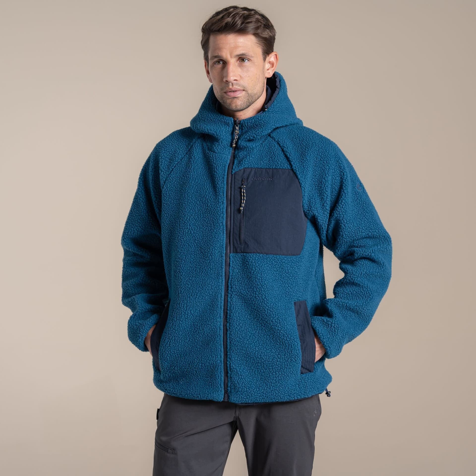 Craghoppers Craghoppers Men's Lingmoor Reversible Hooded Jacket in Blue