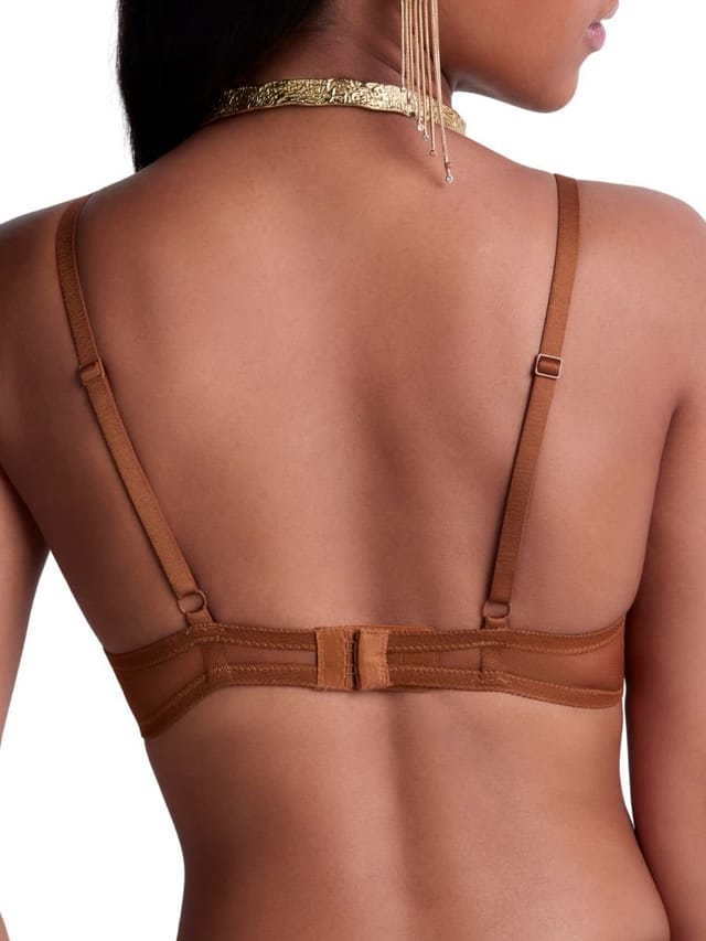 Aubade Aubade Women's Rules of Attraction Moulded Push Up Bra in Brown - 2
