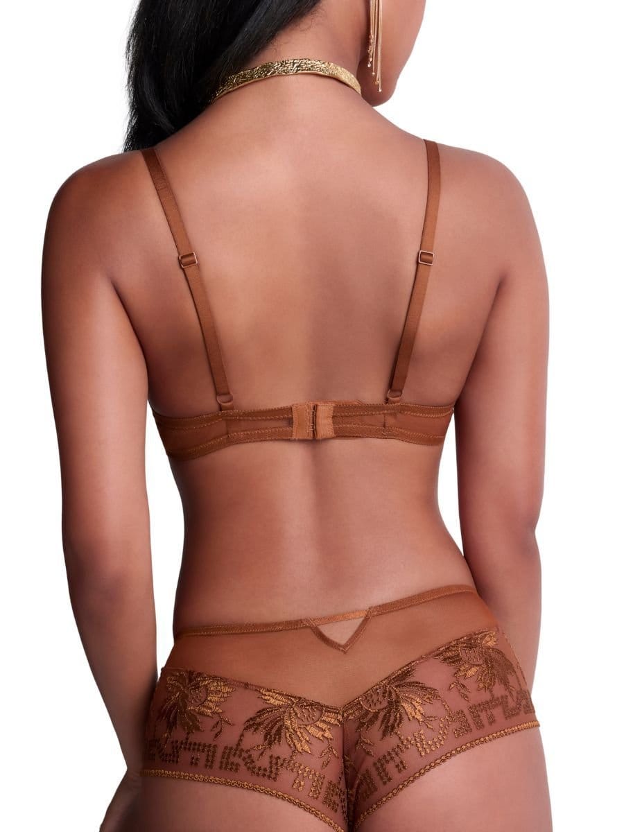 Aubade Aubade Women's Rules of Attraction Moulded Push Up Bra in Brown - 4