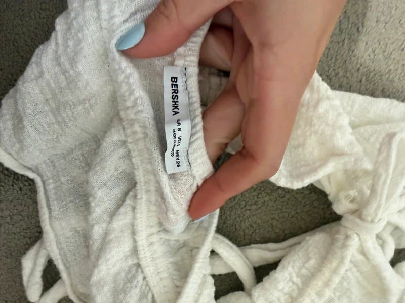 Bershka Bershka white halter top