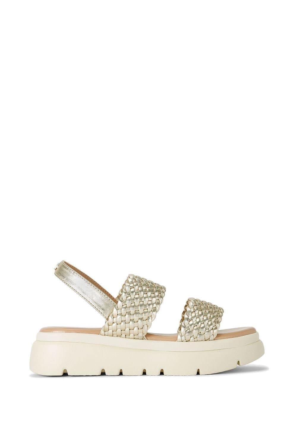 Carvela Carvela Gold Leather Sandals