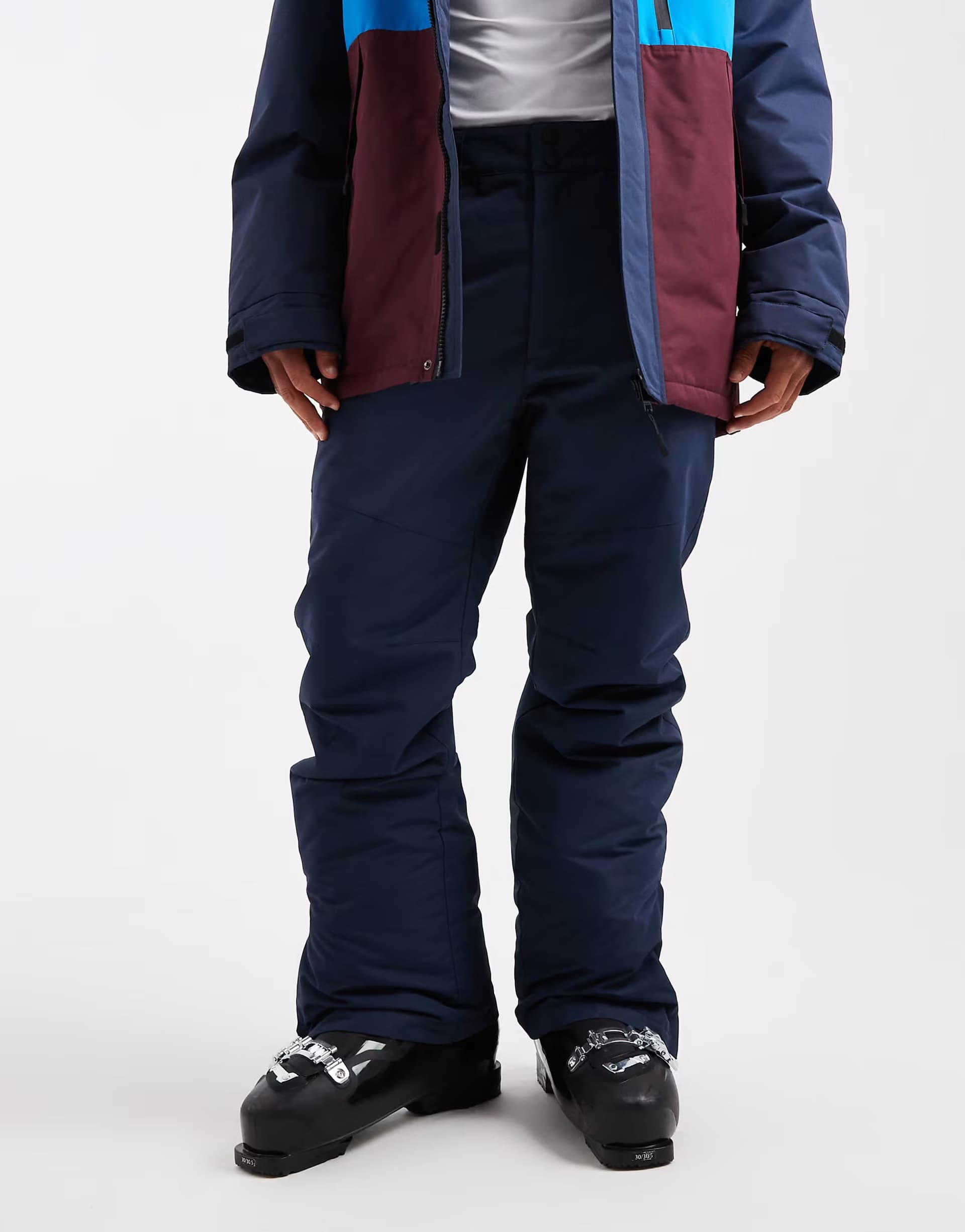 ASOS Threadbare ski trousers in navy