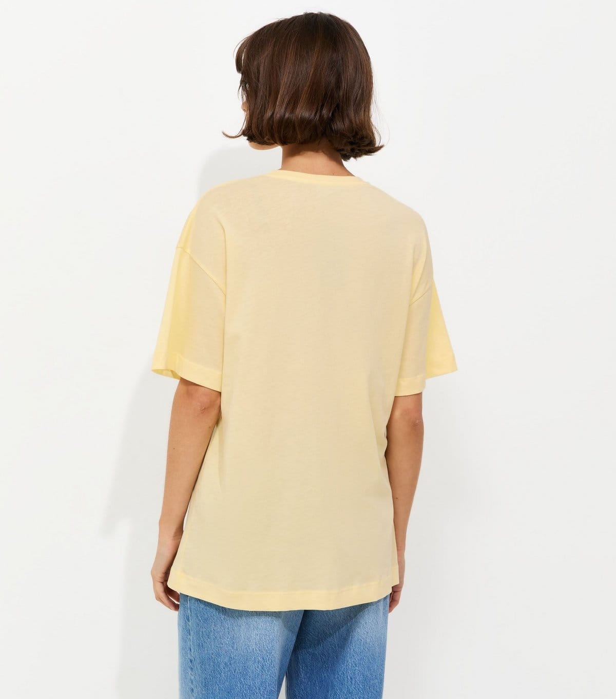 New Look Women's Light Yellow Papaya Oversized T-Shirt New Look - 4