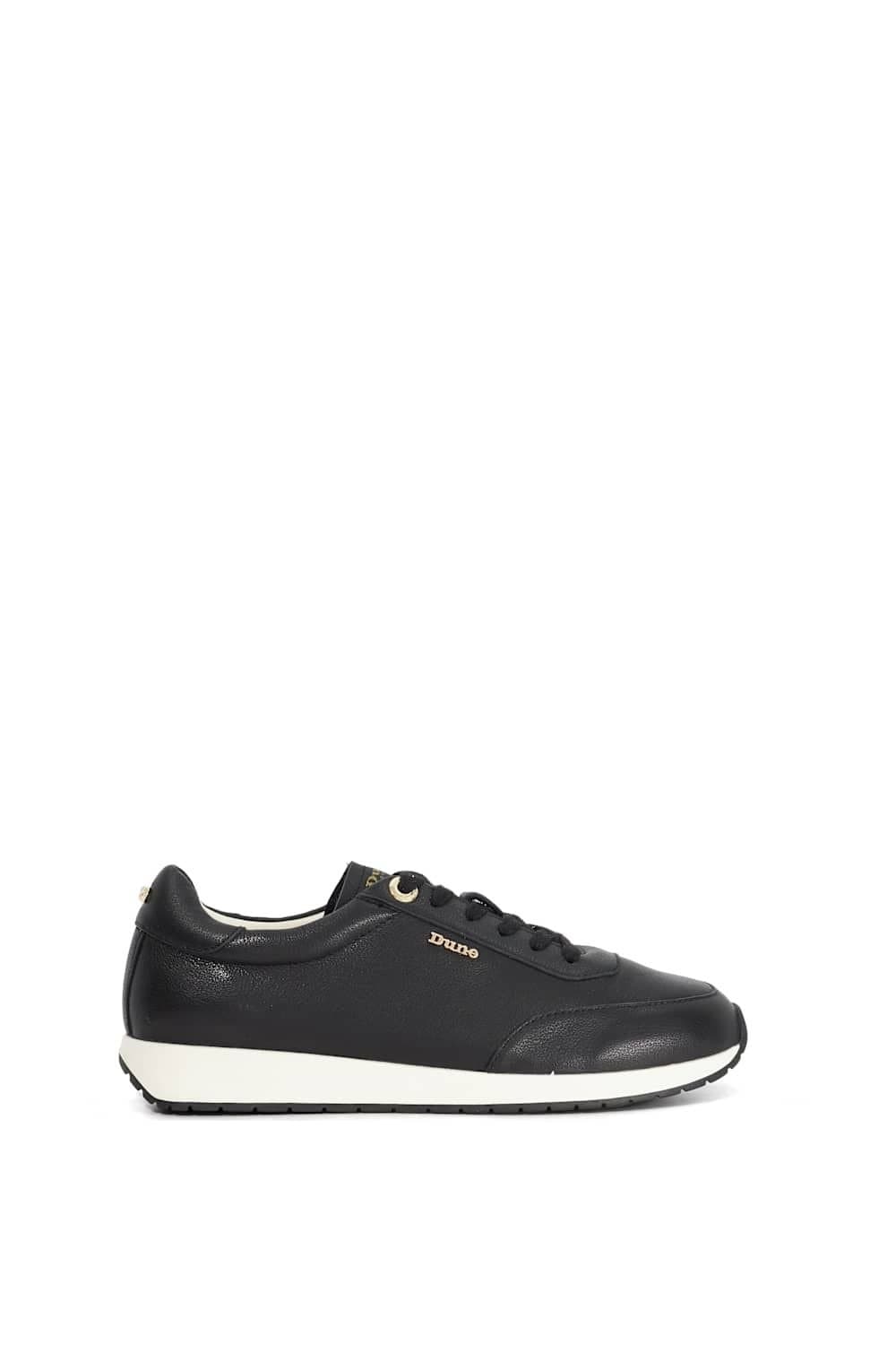 Dune London Dune London Women's 'Ettah' Leather Trainers in Black