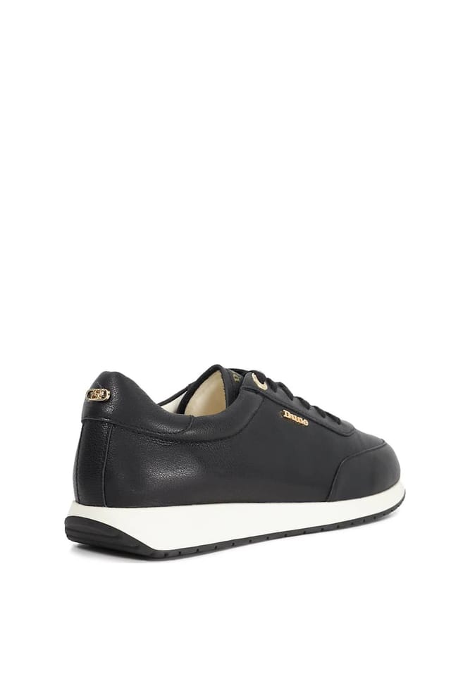 Dune London Dune London Women's 'Ettah' Leather Trainers in Black - 3