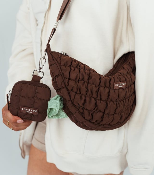 Coconut Lane Cocopup Brown Crossbody Dog Walk Bag Coconut Lane New Look - 3
