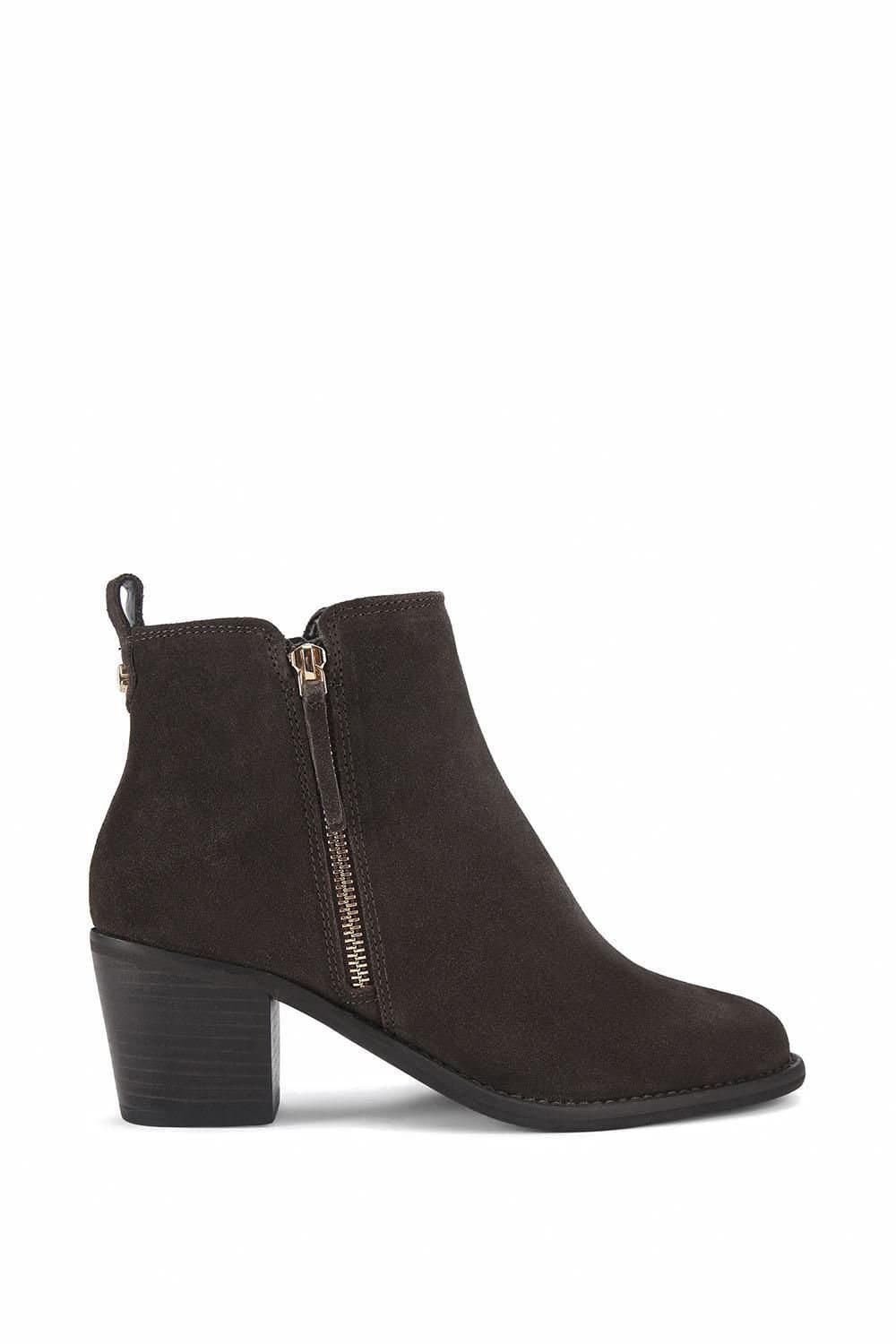 Carvela Carvela Women's 'Secil Wide Fit' Leather Boots in Dark Grey