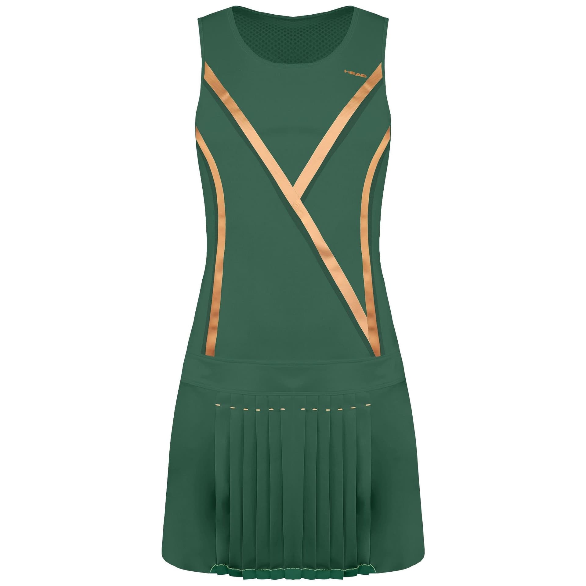 Head Head Women's Performance CT Green Tennis Dress