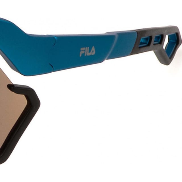 Fila FILA Men's SFI722-630U28 Shield Sunglasses in Blue - 2