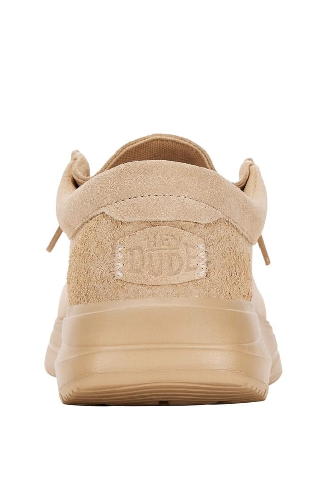 Hey Dude Hey Dude Men's Wally COMF Suede Slip on Shoe in Tan - 2