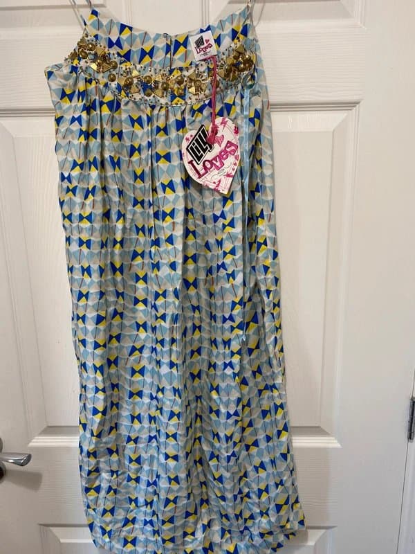 New Look Brand New with Tags Lily Loves New Look Geometric Embellished Dress - Size 8