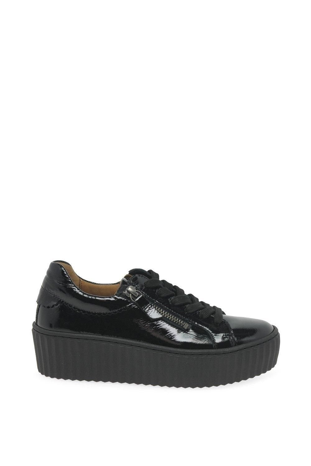 Gabor Gabor Women's 'Dolly' Flatform Trainers in Black - 3