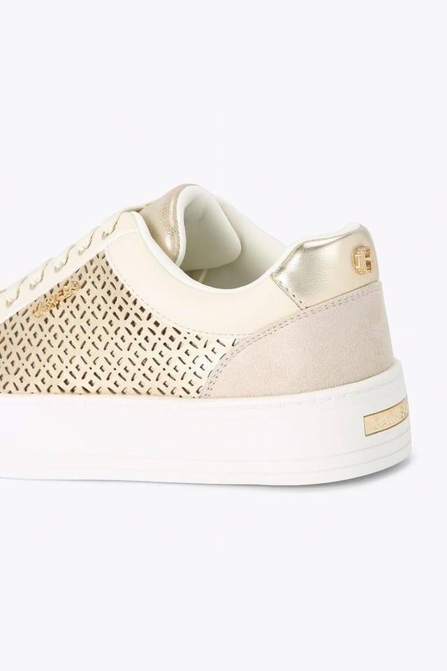 Carvela Carvela Women's 'Statement Laser' Trainers in Gold - 3