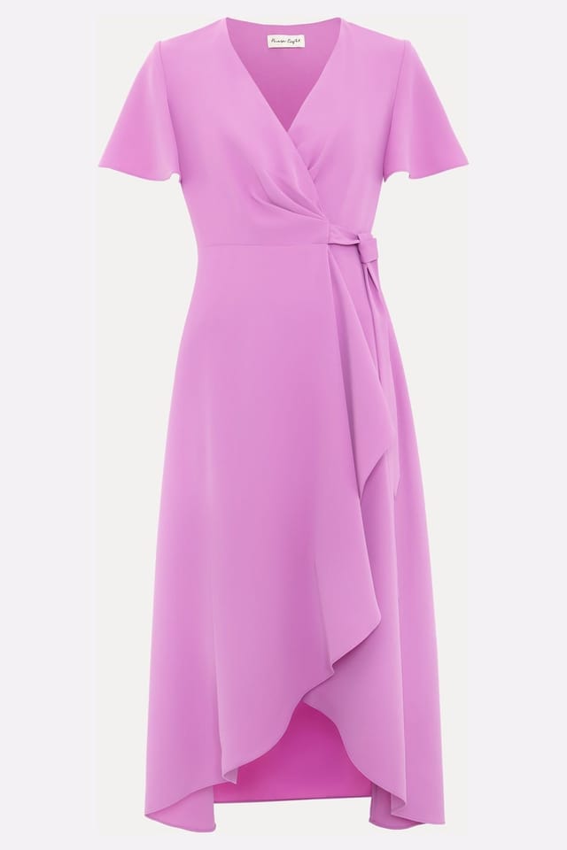 Phase Eight Phase Eight Women's Julissa Wrap Midi Dress in Lilac - 2