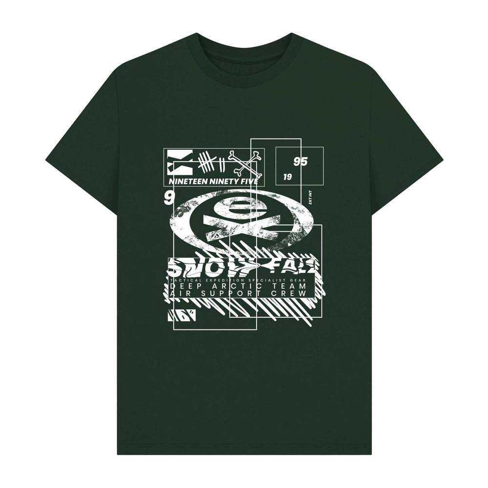 Extreme Extreme Men's Deep Arctic T-Shirt in Bottle Green - 2