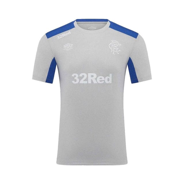 Umbro Umbro Men's Pro Training Rangers FC Short-Sleeved Jersey in Mid Grey - 2