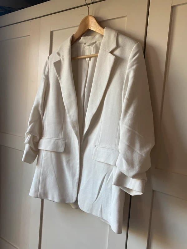 H&M Ruched sleeve jacket
