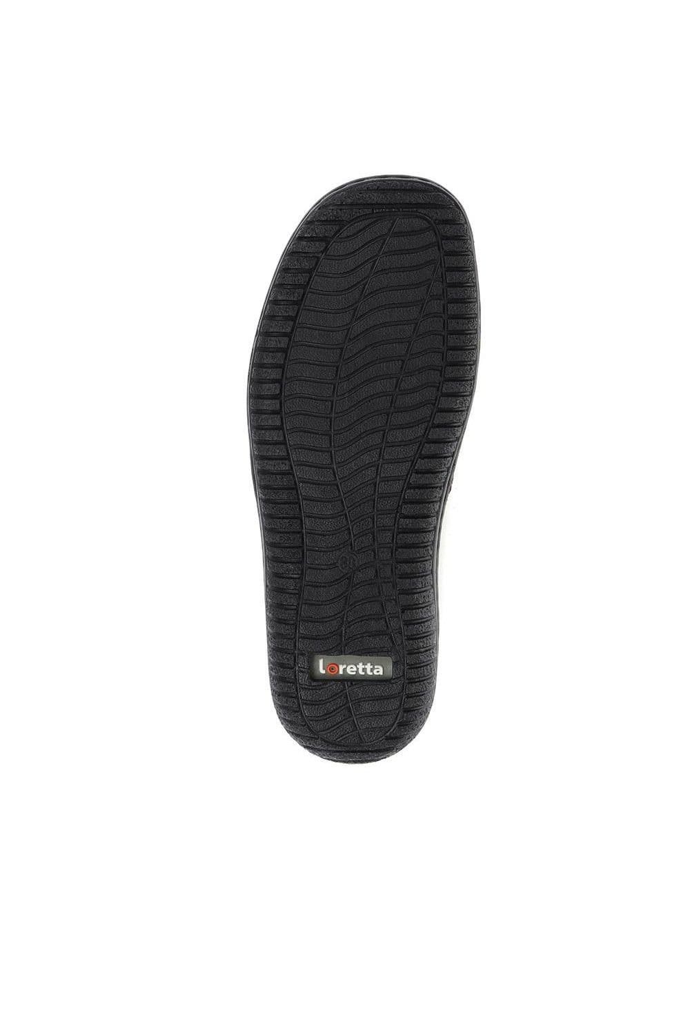 Pavers Pavers Women's Leather Slip On Shoes in Black - 4