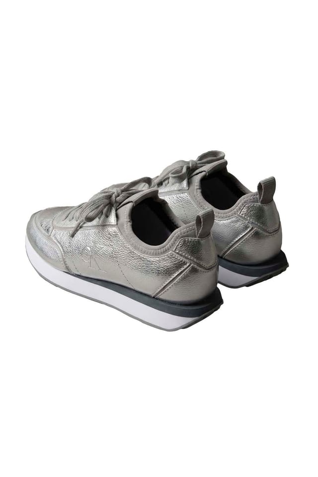 Calvin Klein Calvin Klein Women's Retro Runner Metallic Silver - 3