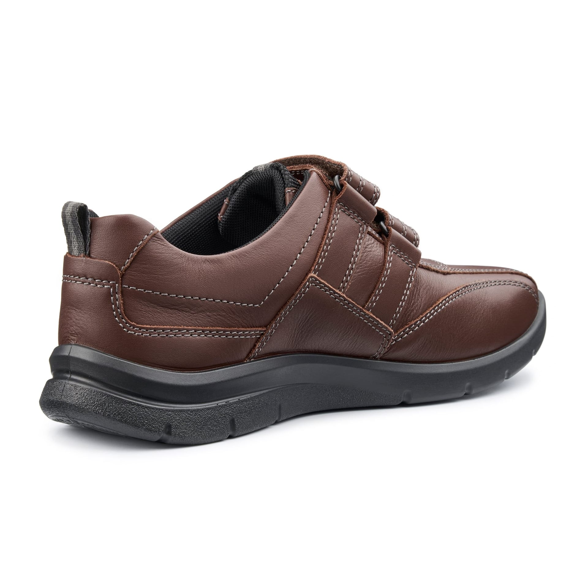 Hotter Hotter Men's Wide Fit 'Energise' Casual Shoe in Walnut - 4