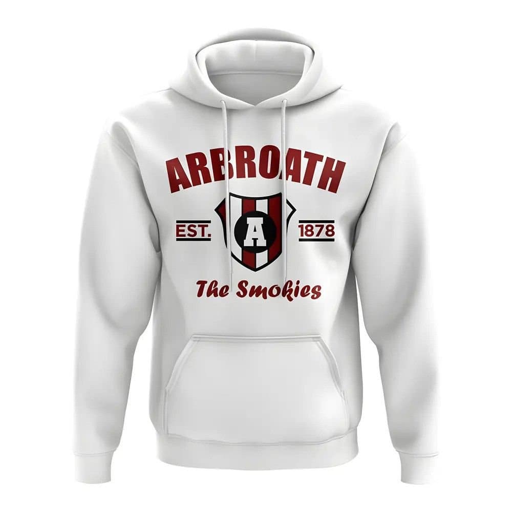 Arbroath Arbroath Men's Personalised Established Football Hoody White