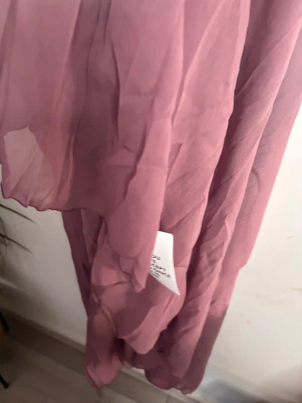 ASOS Asos design Bridesmaid Ruched Maxi Dress size 10