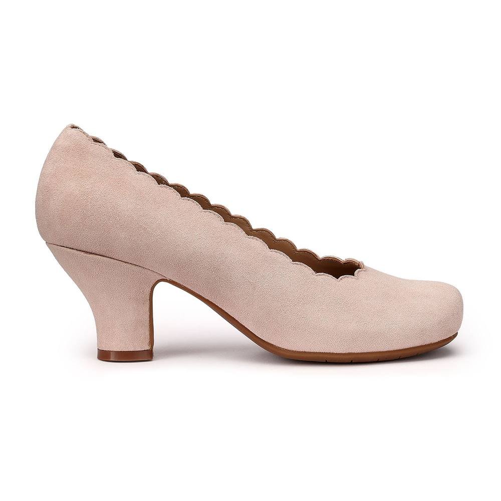 Hotter Hotter Women's Wide Fit 'Jive' Court Shoes in Nude - 2
