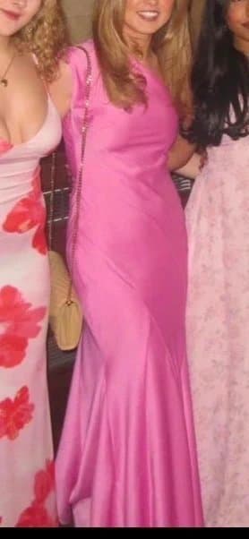 ASOS Women’s ASOS Pink Maxi Dress with Fishtail Hem Size 6