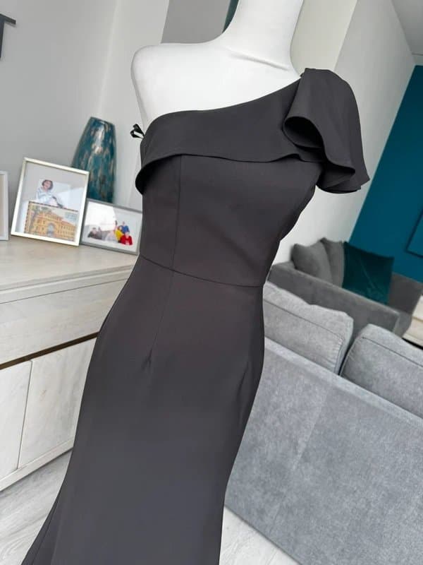 Jarlo Stunning & Classic Jarlo Black One Shoulder Dress (8)