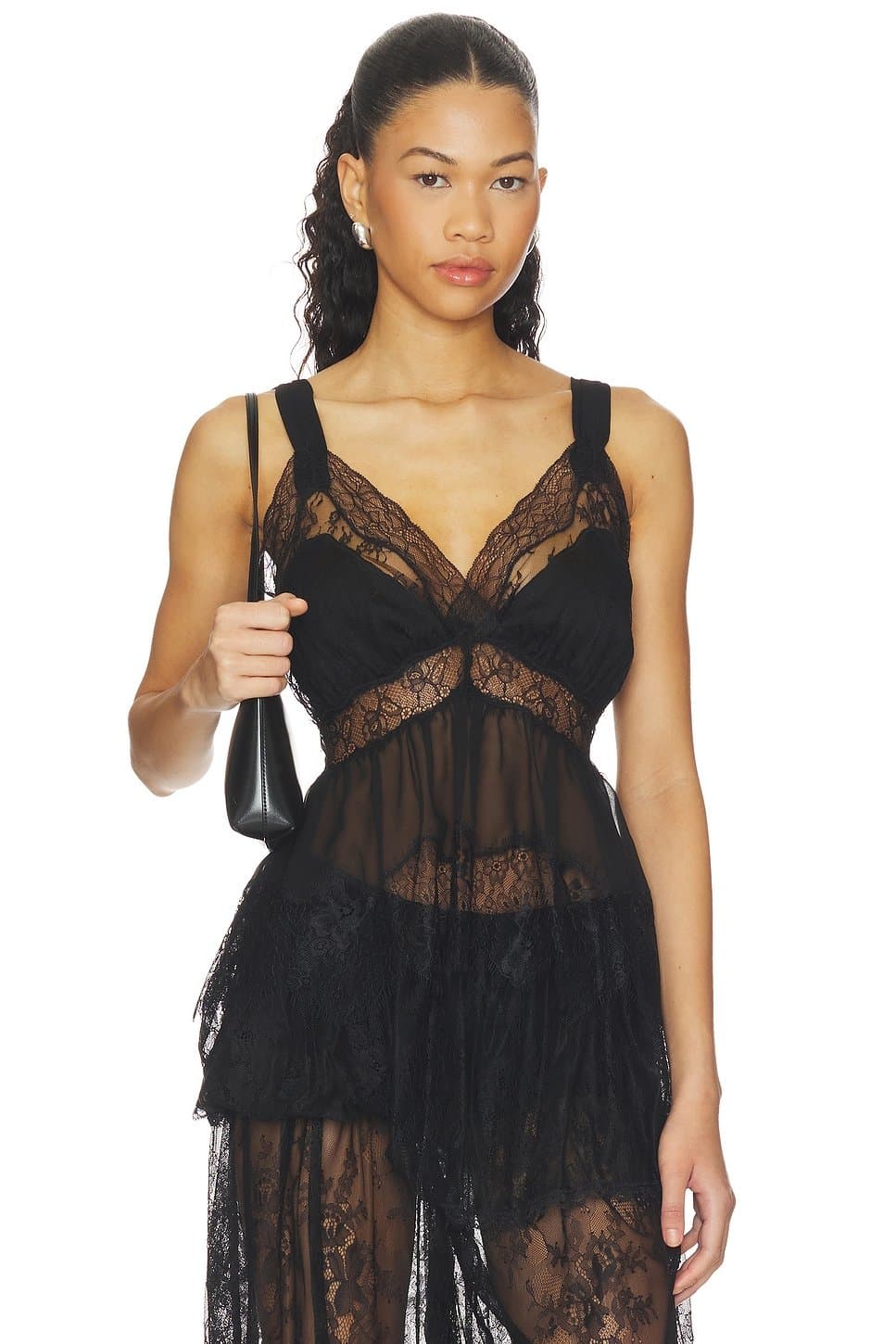 revolve Revolve Black Lace Camisole