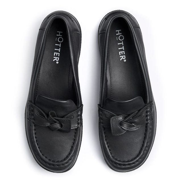 Hotter Hotter Women's 'Cabana' Loafers in Black - 3