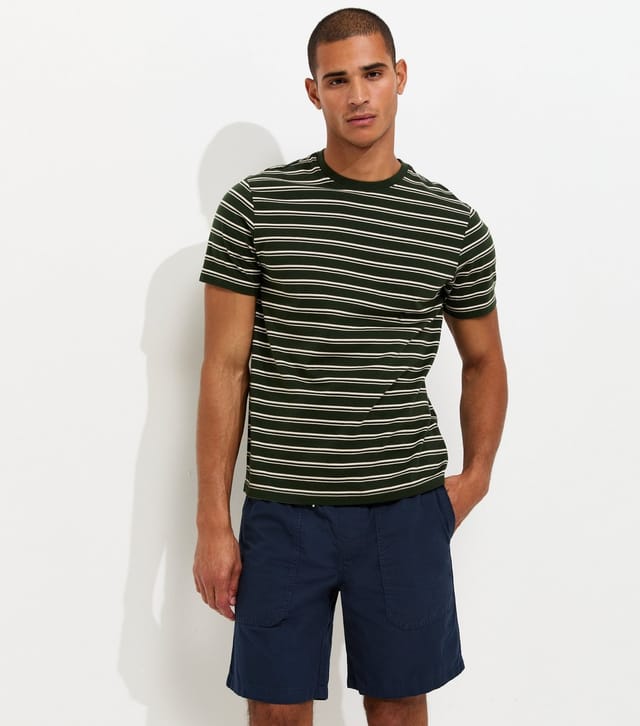 jack & jones Men's Navy Relaxed Fit Cotton Jogger Shorts Jack & Jones New Look - 2