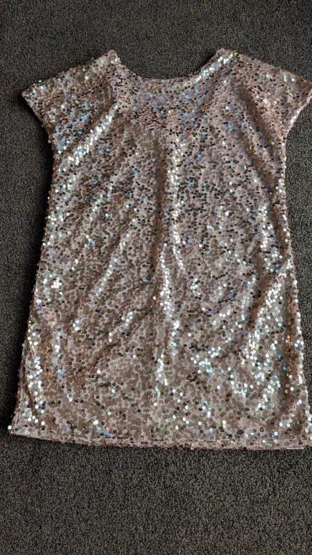 Next Next champagne sequin dress