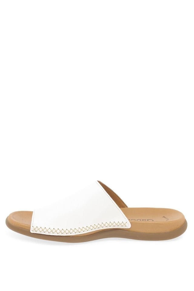 Gabor Gabor Women's 'Lanzarote' Toe Loop Mules in White - 2