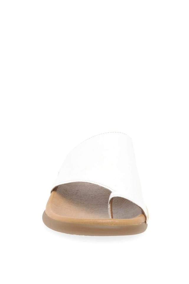 Gabor Gabor Women's 'Lanzarote' Toe Loop Mules in White - 3