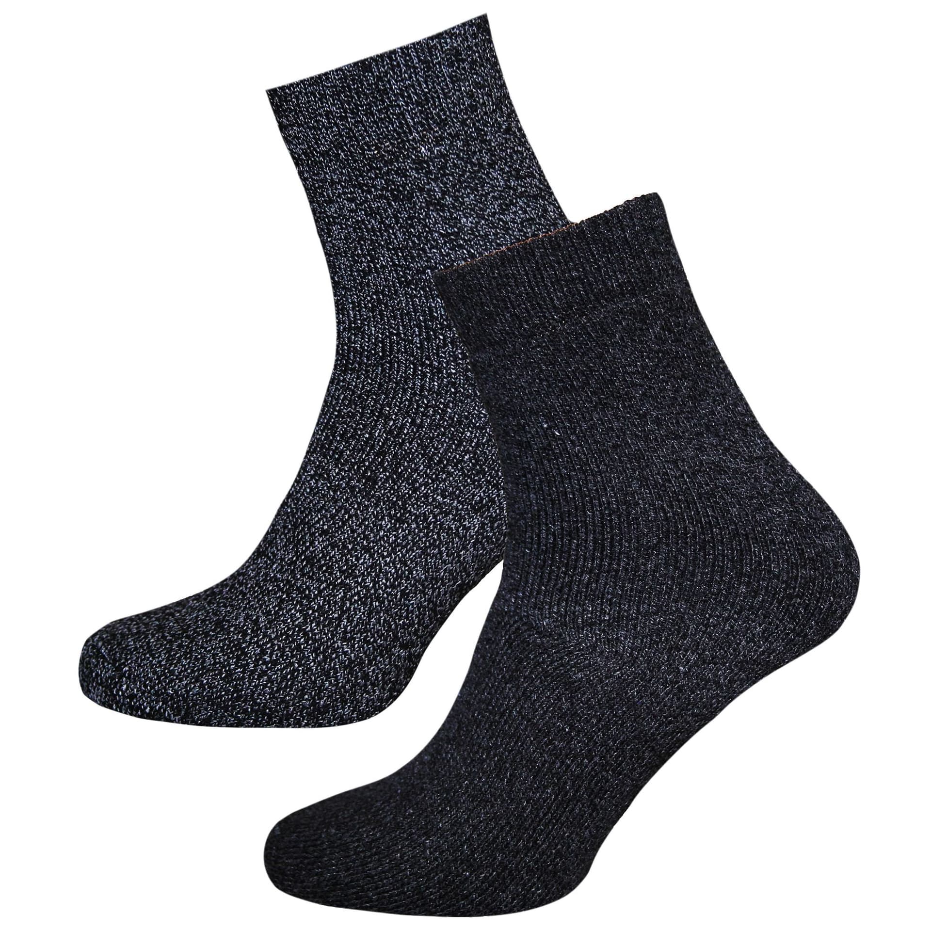 Storm Ridge Storm Ridge Men's Cotton Boot Socks Pack of 2 in Black