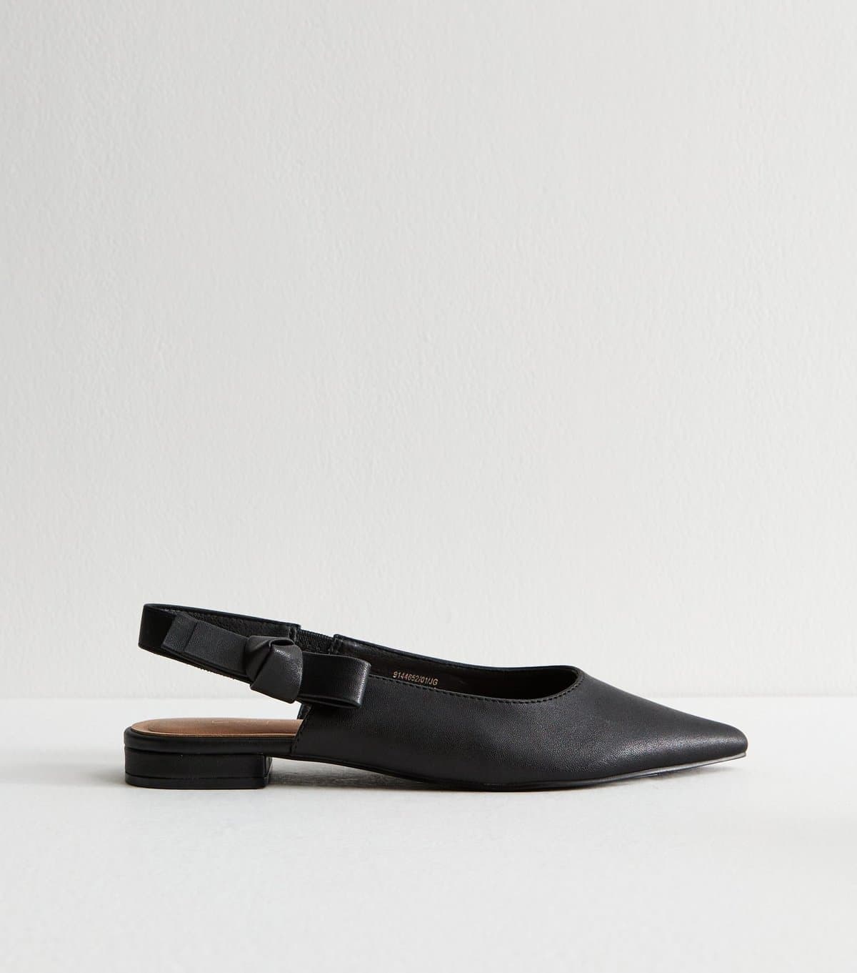 New Look Women's Black Bow Strap Slingback Pumps New Look